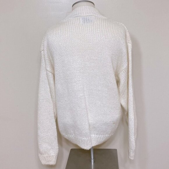 Vintage Jason Maxwell Hand Knit Grandma  Sweater L - Picture 3 of 9